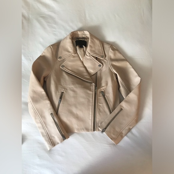 Like new J Crew Collection Leather Jacket - Picture 2 of 16